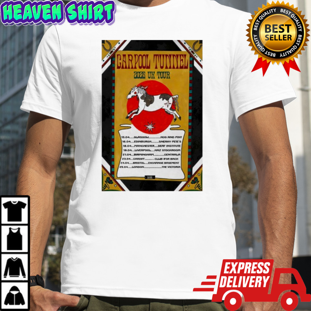 Carpool Tunnel UK 2025 Tour Poster Shirt