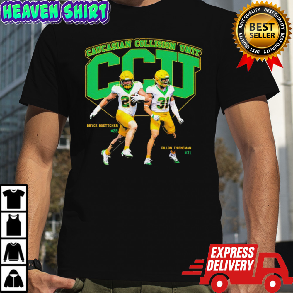 Caucasian Collision Unit Oregon Ducks shirt