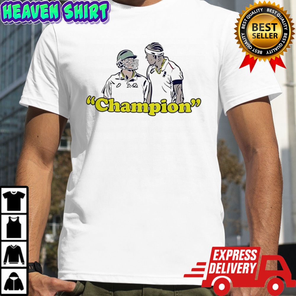 Champion Gabba sledge shirt