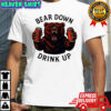 Chicago Bears football grumpy bear down drink up shirt