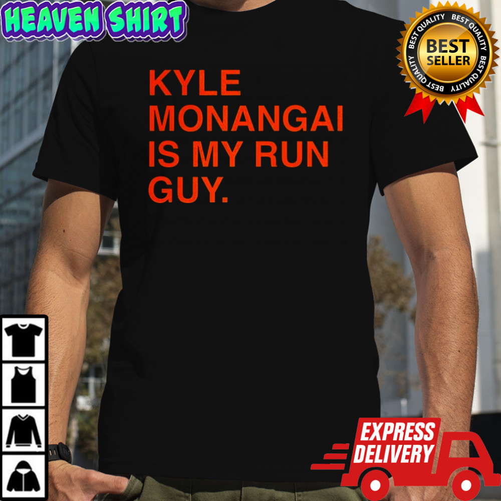 Chicago Bears Kyle Monangai is my run guy shirt