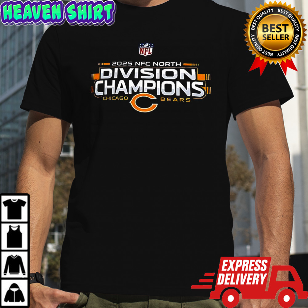 Chicago Bears NFC East Division Champions 2025 logo shirt