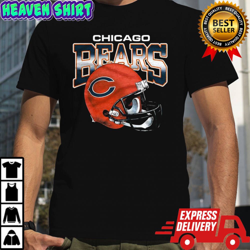 Chicago Bears NFL logo Gradient helmet football lover shirt