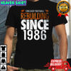 Chicago Bears NFL Rebuilding since 1986 retro shirt