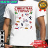 Christmas Things Items graphic shirt