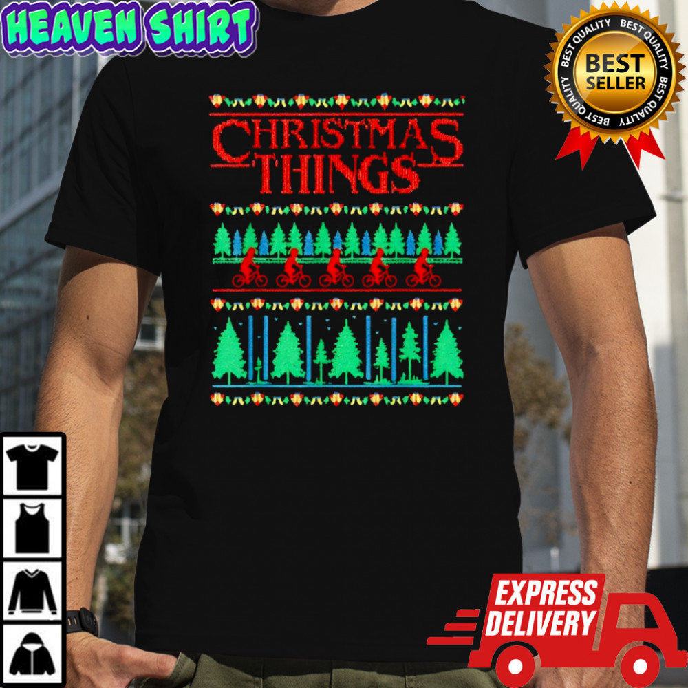 Christmas Things Stranger Things shirt