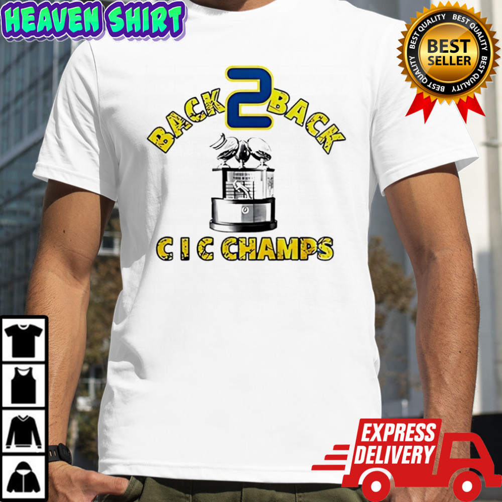 CIC Champions 2025 back2back shirt
