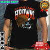Cleveland Browns NFL logo Gradient helmet football lover shirt