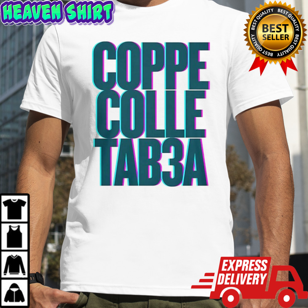 Coppe Colle Tab3a 3d letter shirt