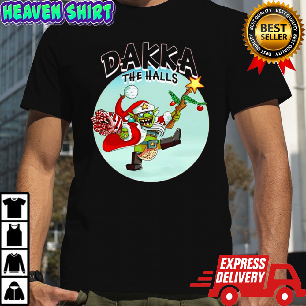 Da Red Gobbo Dakka The Halls Christmas shirt