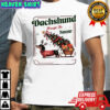 Dachshund through the snow Holiday Xmas shirt