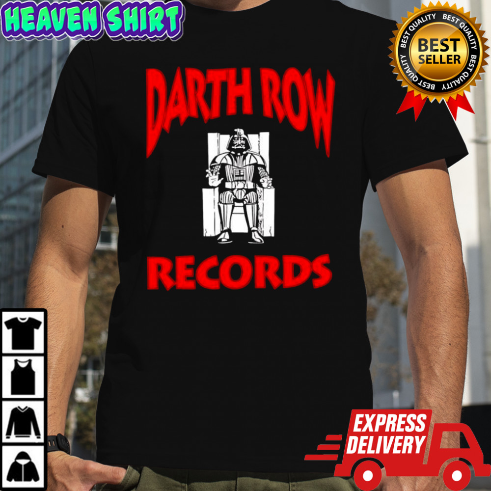Darth Row Records graphic shirt