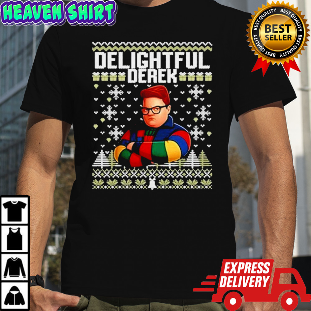 Delightful Derek Ugly Christmas T-Shirt