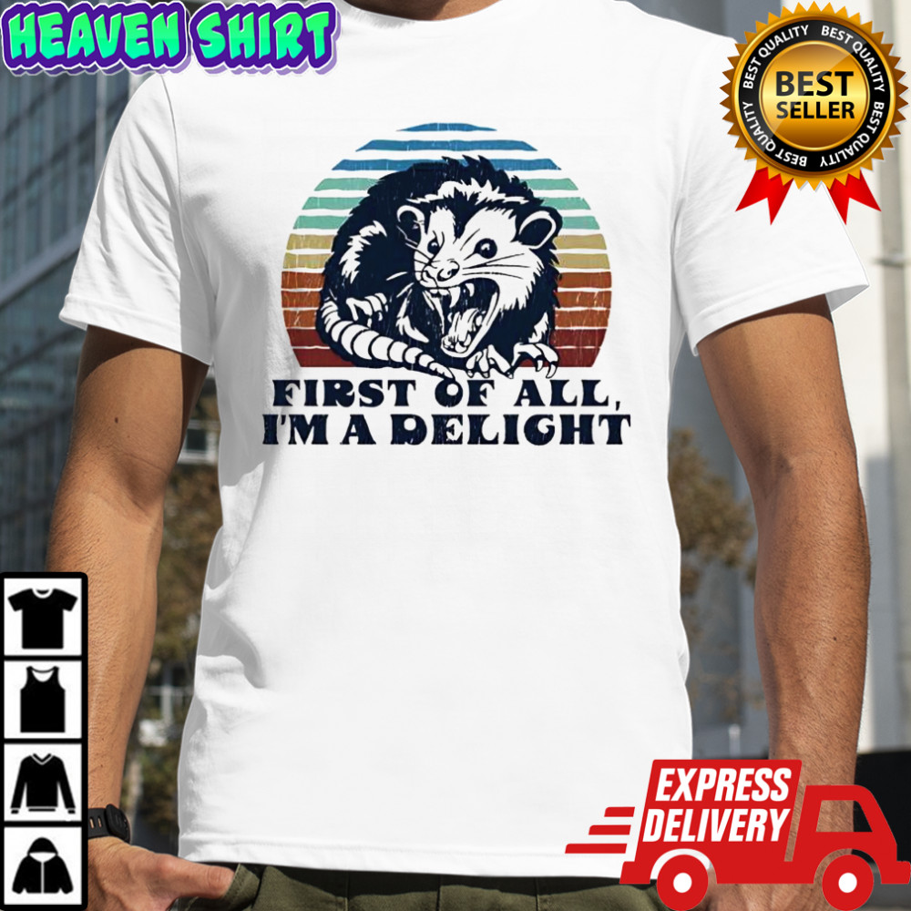 Delightful Unhinged Possum vintage graphic shirt