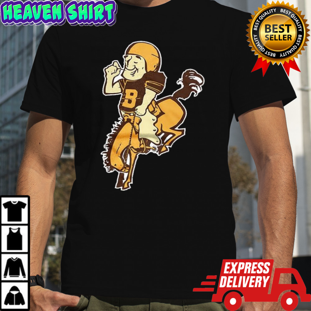 Denver Broncos football mascot 1960 logo vintage shirt