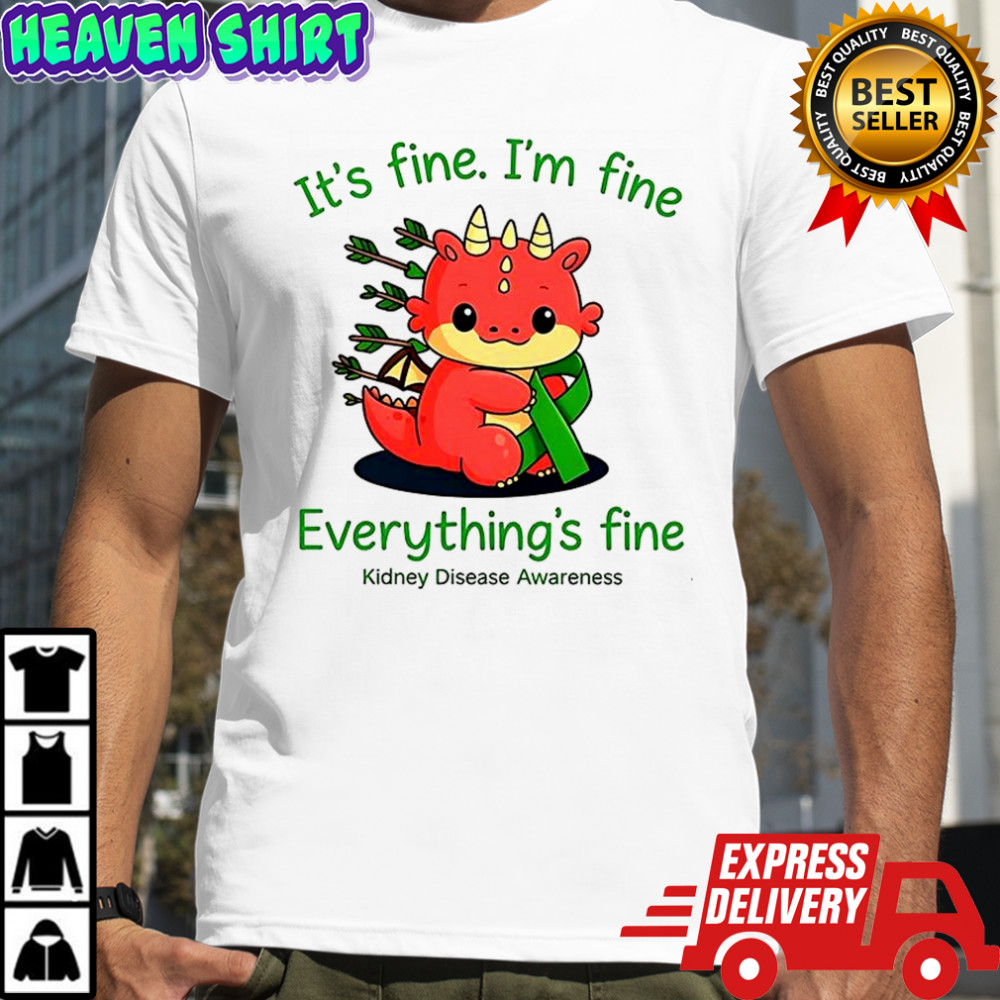 Dragon It’s fine I’m fine everything’s fine shirt