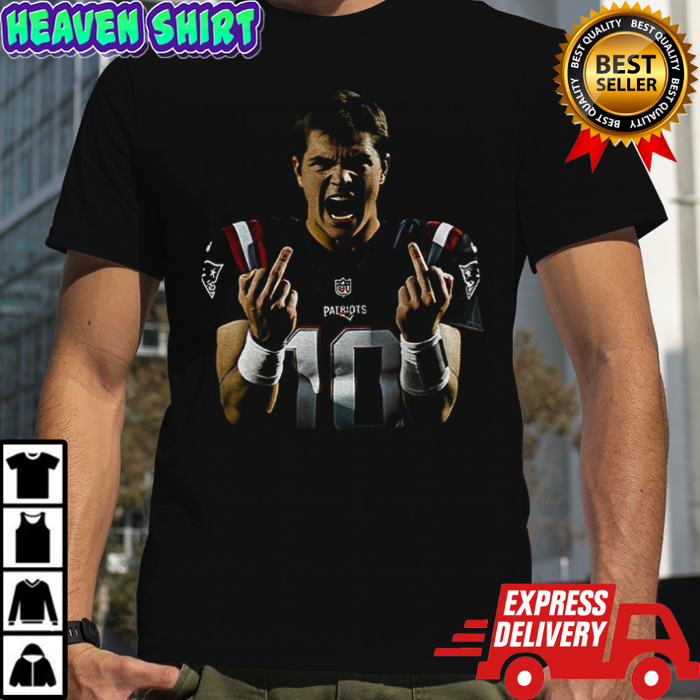 Drake Maye Middle Finger Vintage shirt