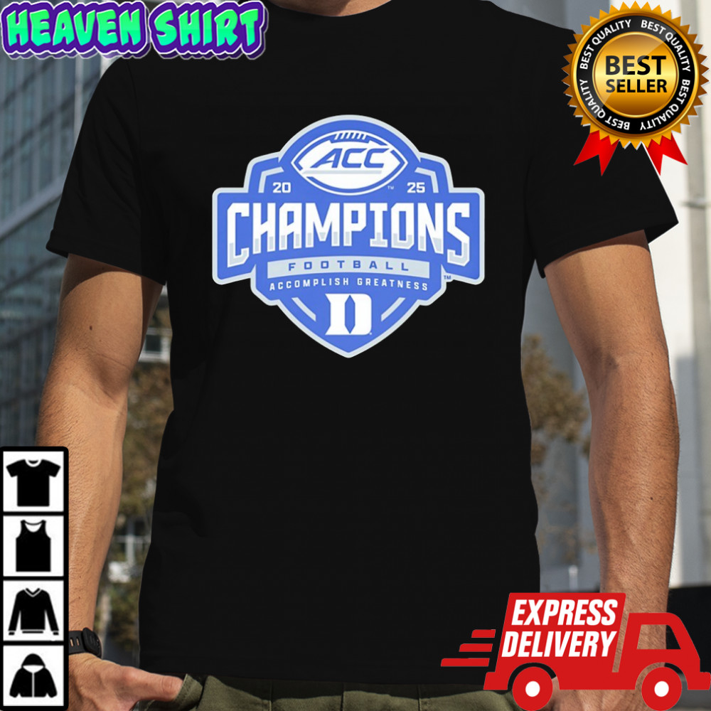 Duke Blue Devils ACC football Champions 2025 shirt