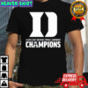 Duke Blue Devils football Atlantic Coast Conference Football Championship shirt
