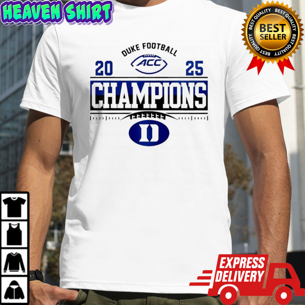 Duke Football ACC Champions 2025 shirt