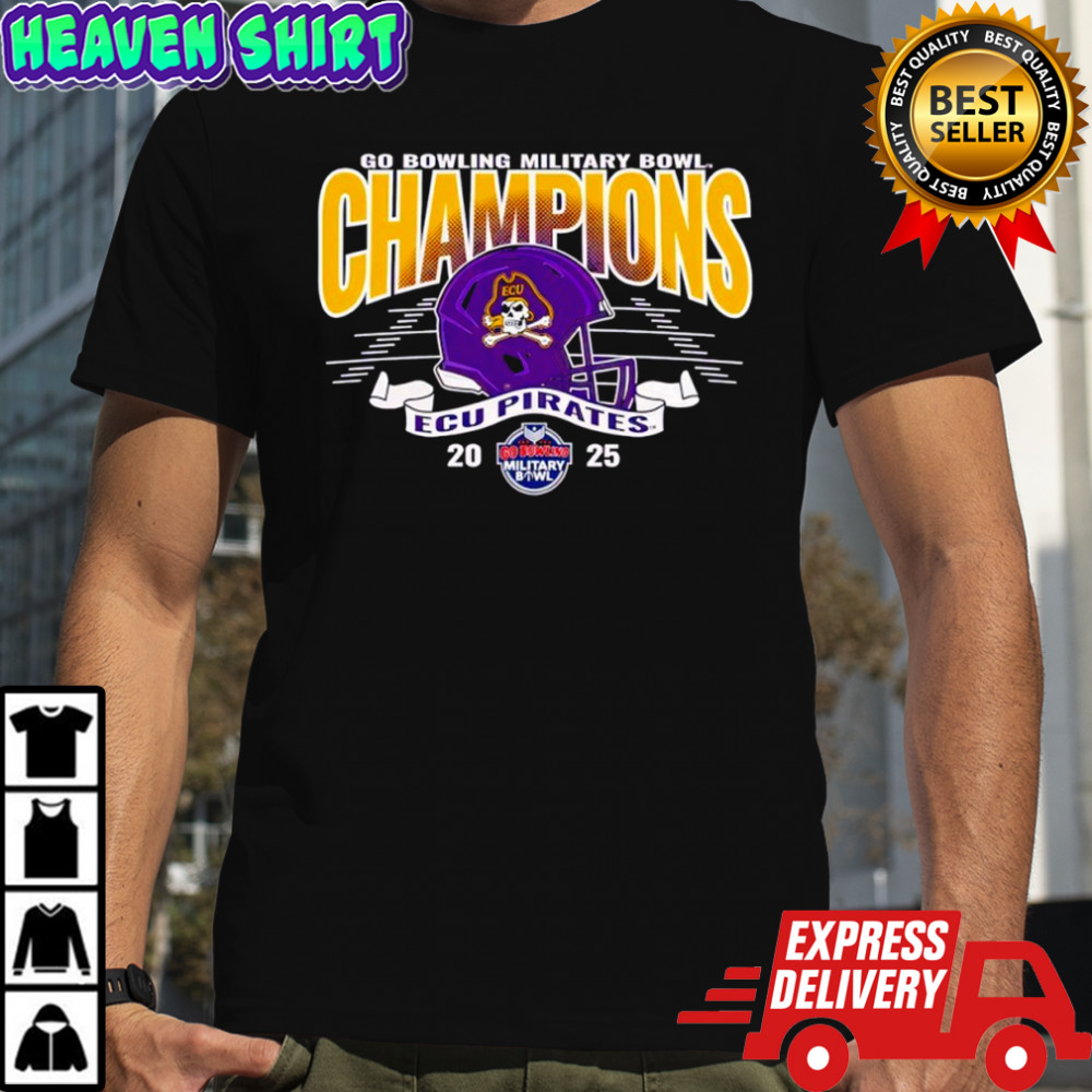 ECU Pirates 2025 Military Bowl Champions shirt