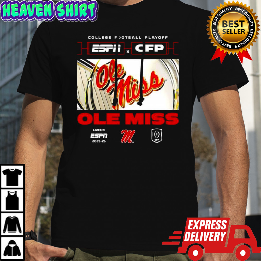 ESPN x CFP Ole Miss 2025-2026 College Football Playoff shirt