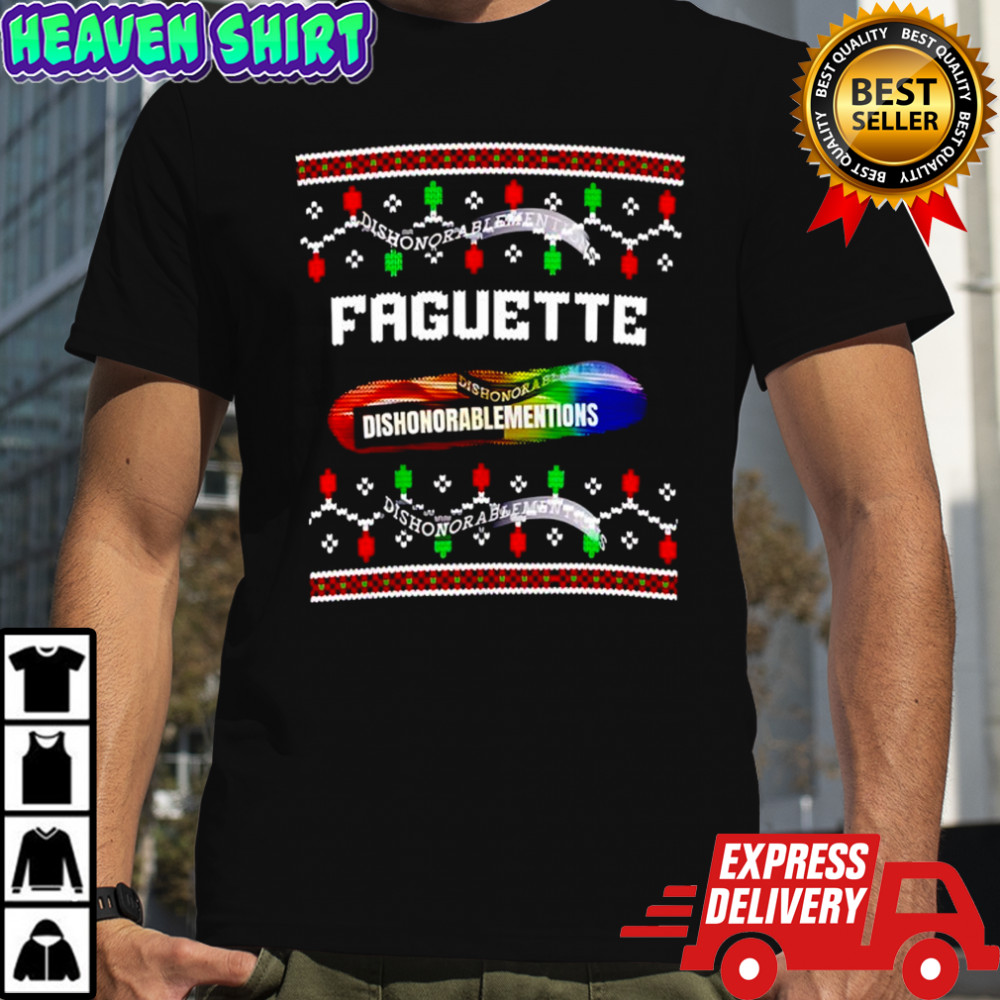 Faguette Ugly Christmas graphic shirt