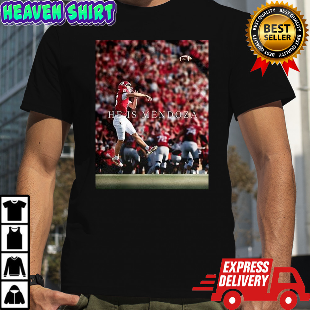 Fernando Mendoza he is Mendoza shirt