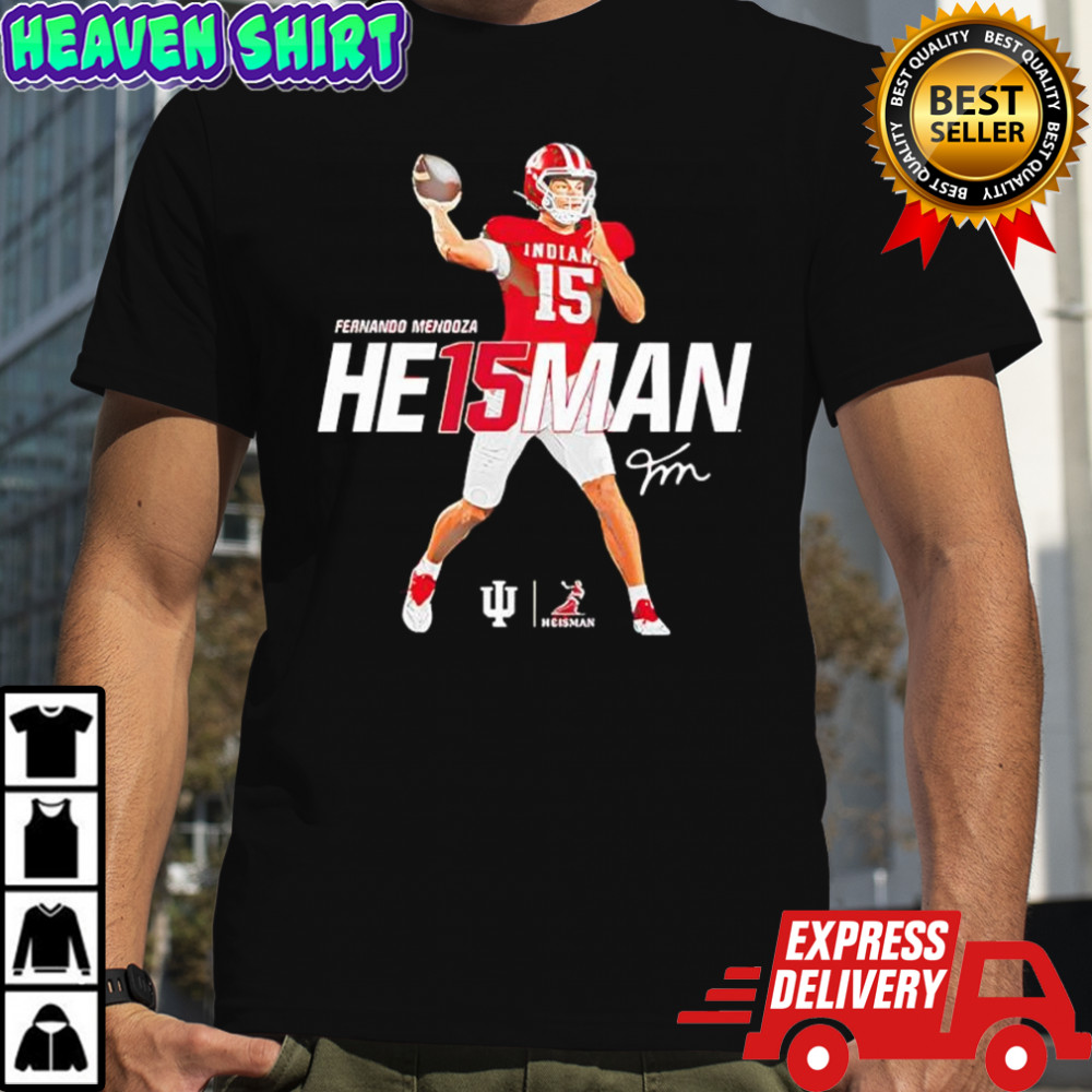 Fernando Mendoza Indiana Hoosiers 2025 Heisman Trophy Winner Stance shirt