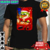 Frog Santa eat cookies Christmas shirt