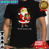 Frog Santa tis the season y’all Christmas gift shirt