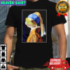 Frog Vermeer’s Girl with a Pearl Earring Parody Meme Shirt