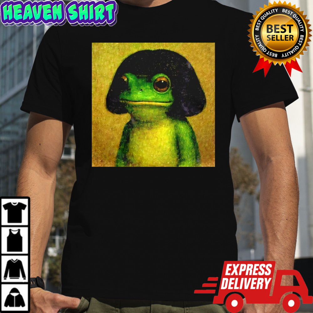 Frog with Bob Haircut Meme shirt