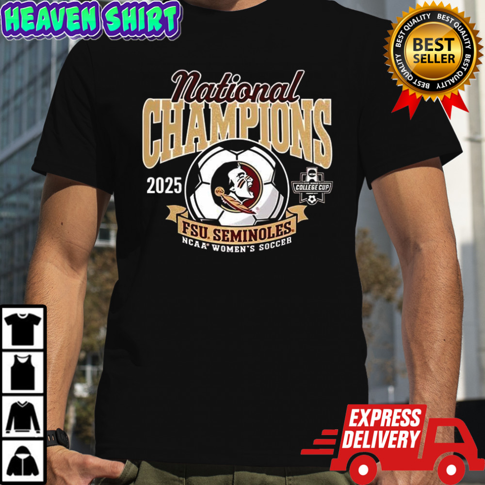 FSU Seminoles 2025 NCAA Women’s Soccer National Champions shirt