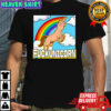 Fuckunicorn Unicorn rainbow graphic shirt
