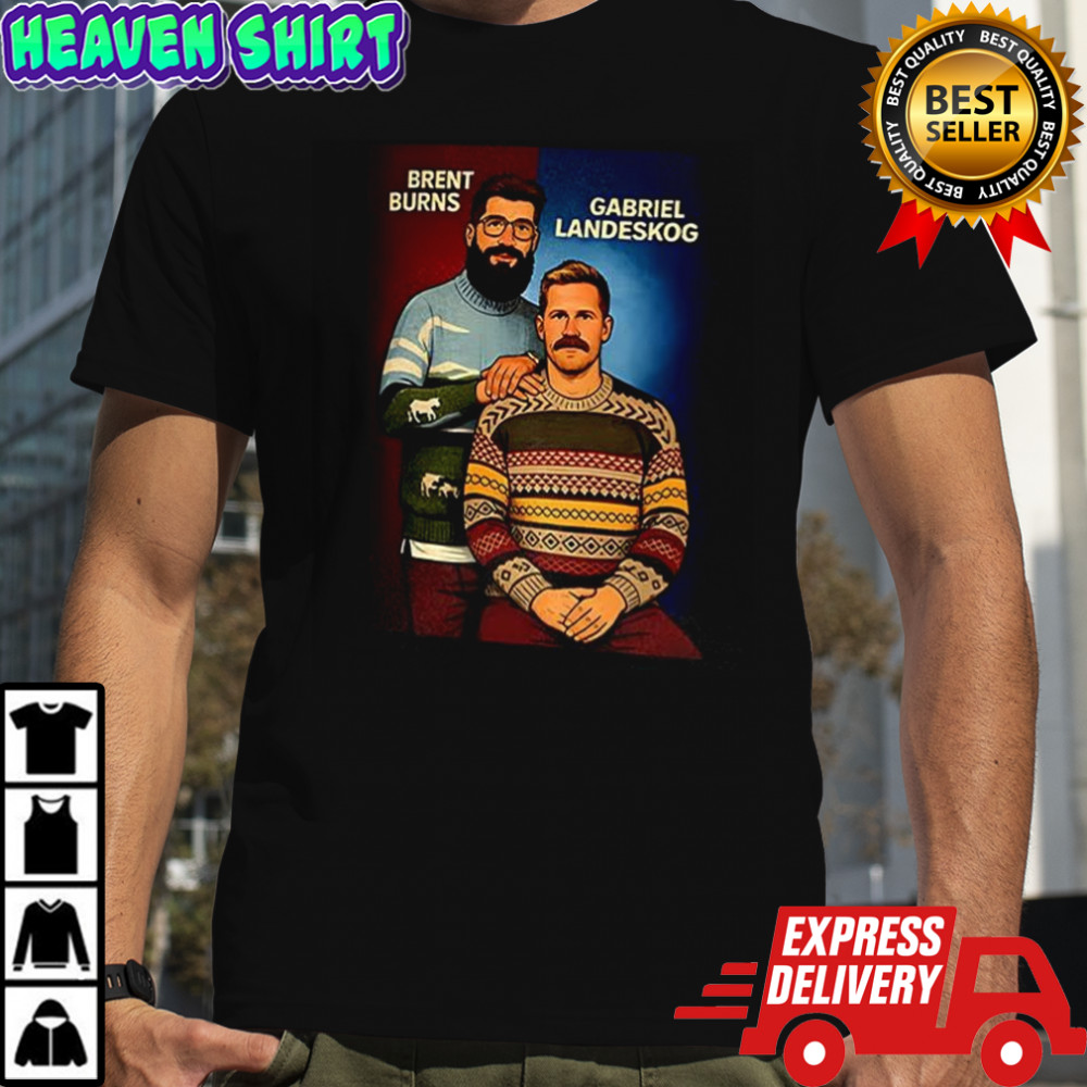 Gabriel Landeskog and Brent Burns Colorado Avalanche Step Brother shirt