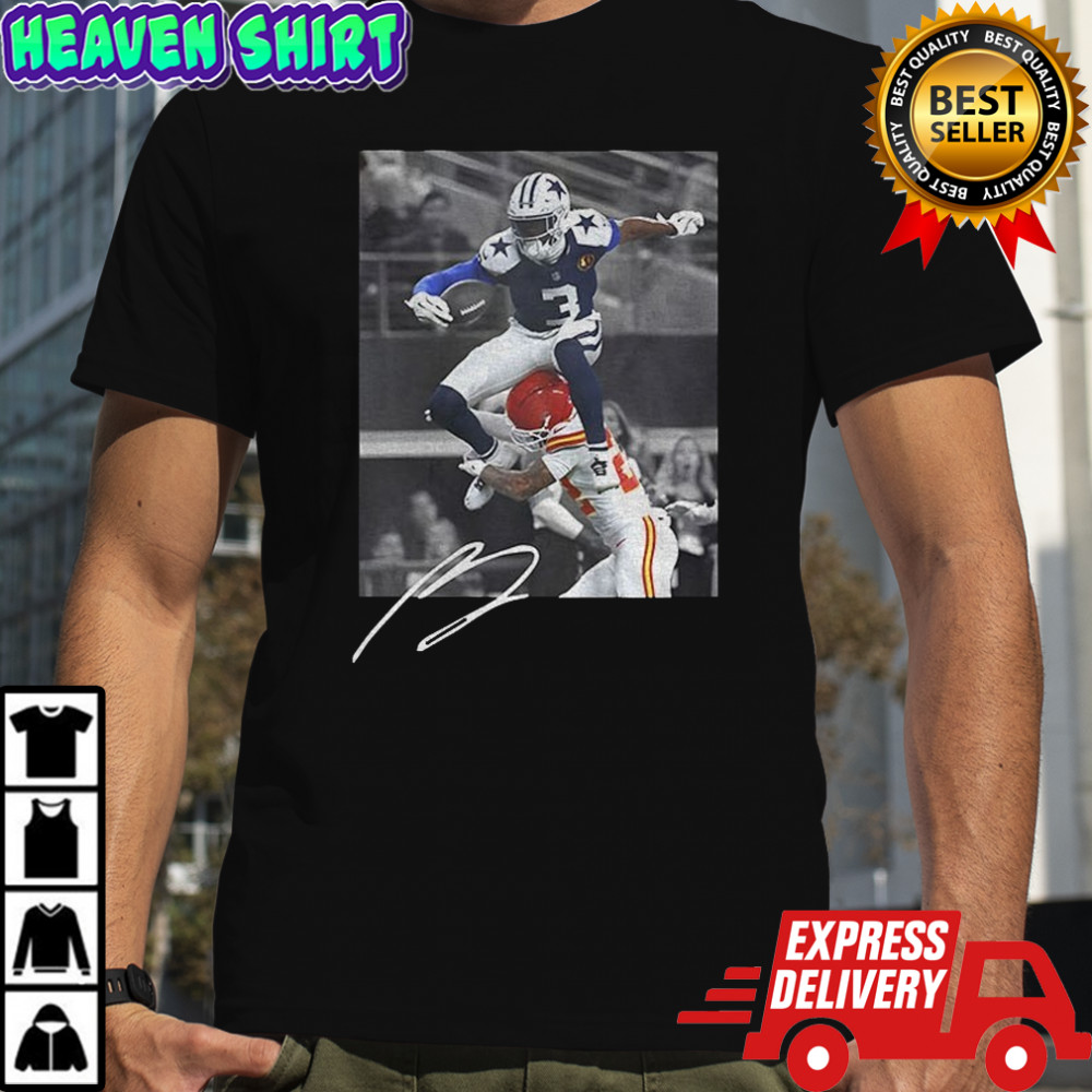 George Pickens Jumping Dallas Cowboys NFL Football Game Day signature shirt