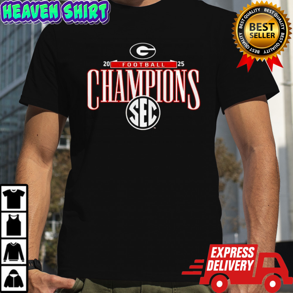 Georgia Bulldogs 2025 SEC Champions shirt
