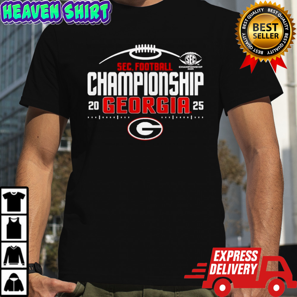 Georgia Bulldogs 2025 SEC Football Champions Endzone Speed shirt