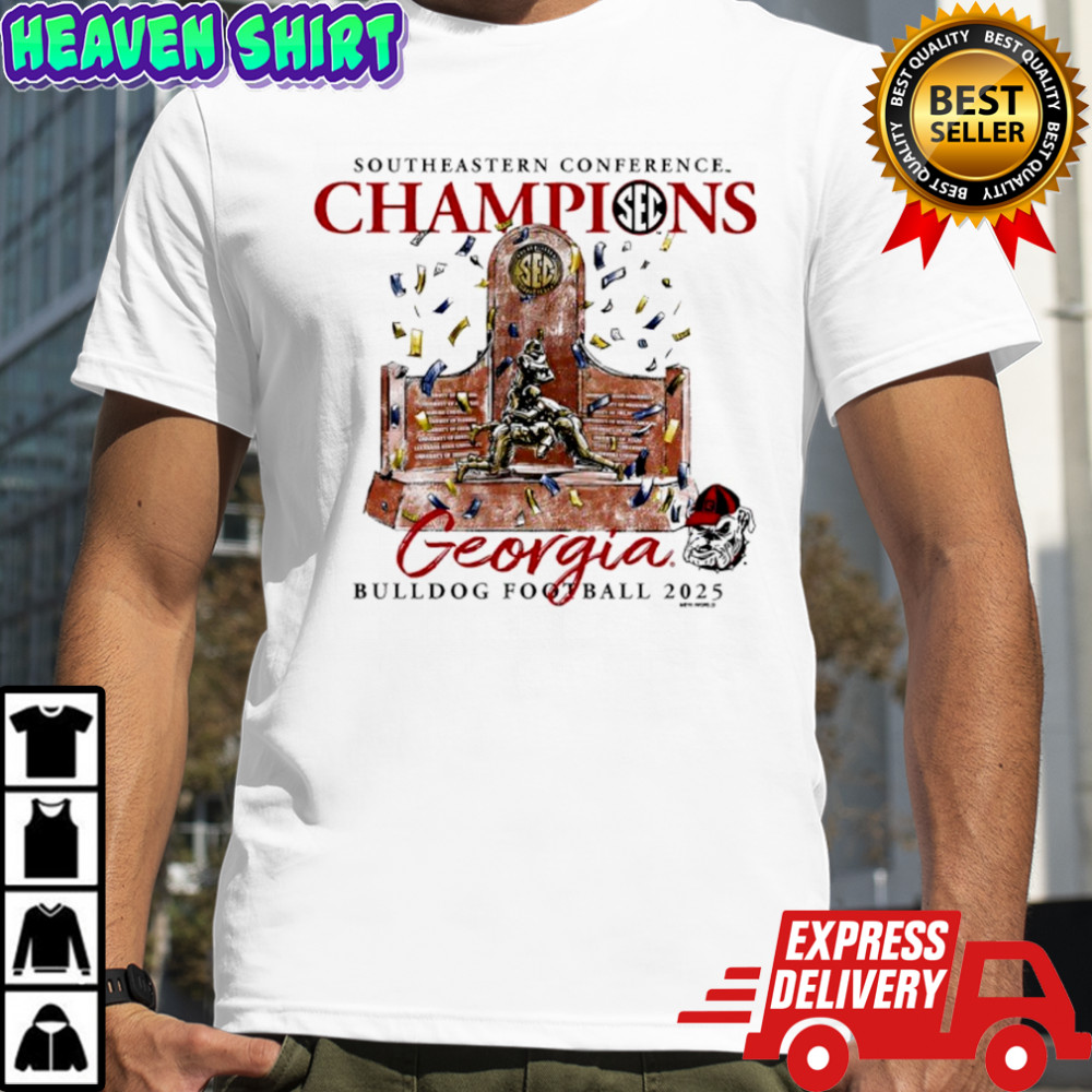 Georgia Bulldogs 2025 SEC Football Champions Shirt