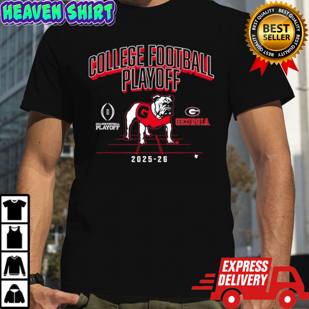 Georgia Bulldogs College Football Playoff Mascot 2025 logo shirt
