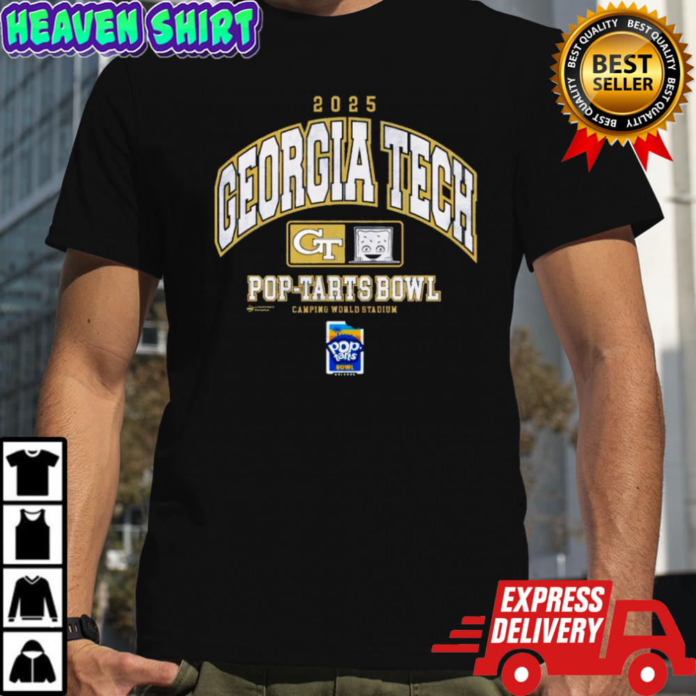 Georgia Tech 2025 Pop Tarts Bowl Camping World Stadium Shirt