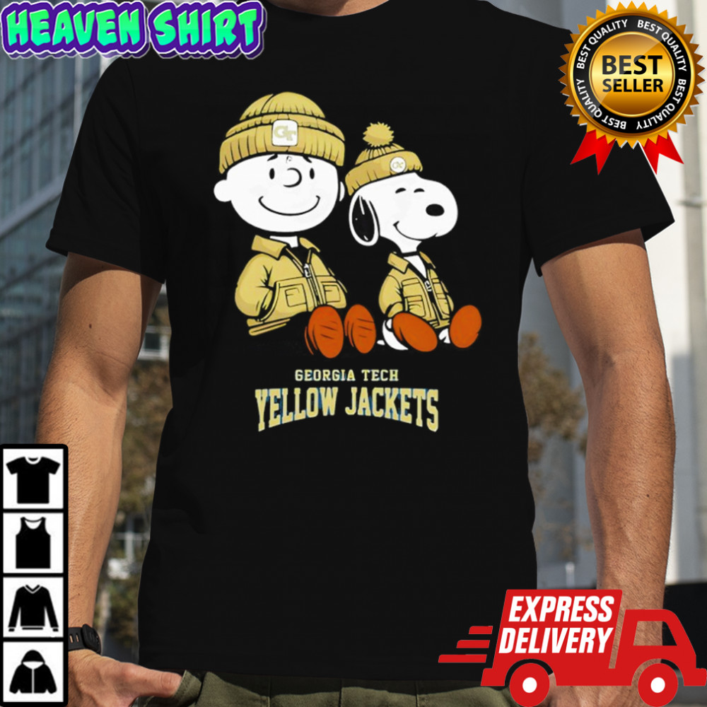 Georgia Tech Yellow Jackets x Snoopy and Charlie Brown shirt