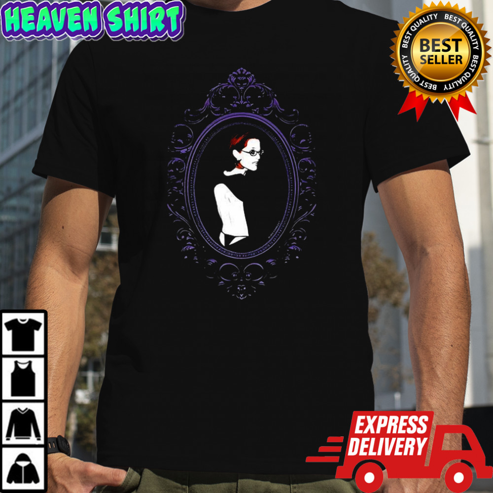 Gillian Anderson vintage mirror frame shirt