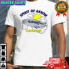 Goodyear blimp spirit of Akron Ohio cartoon shirt