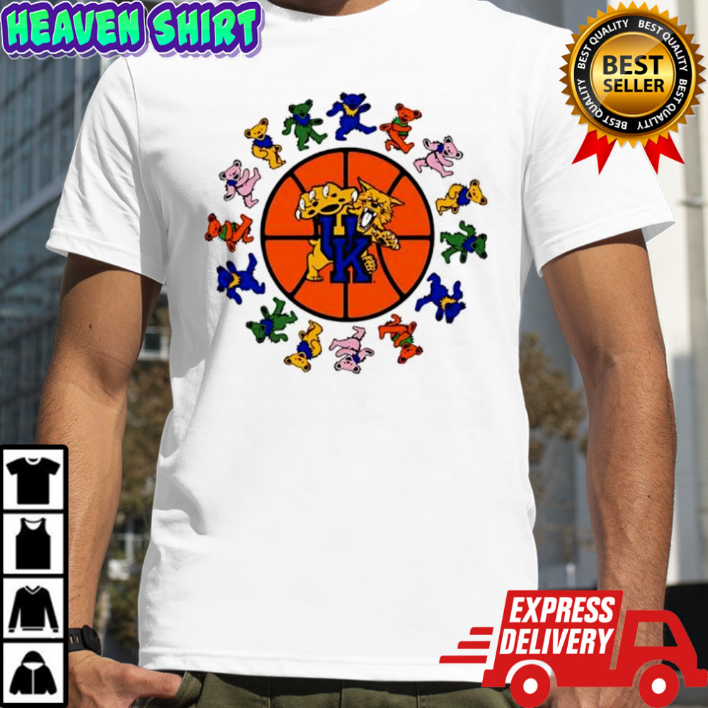 Grateful Dead Kentucky Wildcats basketball logo shirt