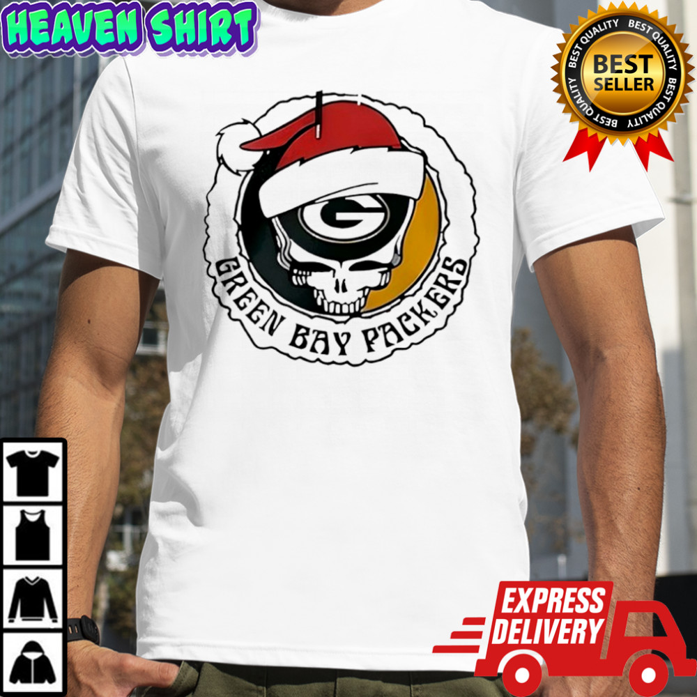Green Bay Packers 60th Anniversary Of Grateful Dead Christmas Game Day Logo Shirt
