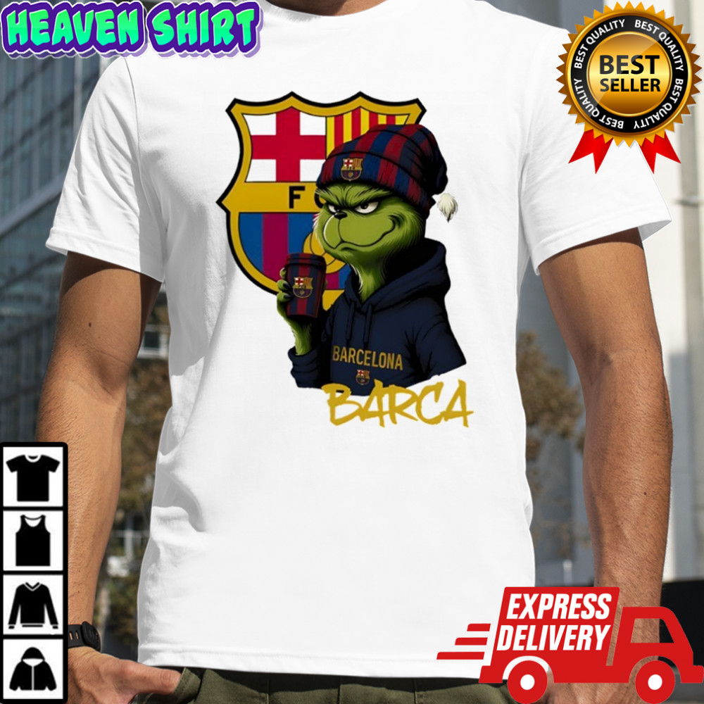 Grinch Barcelona FC Crest shirt
