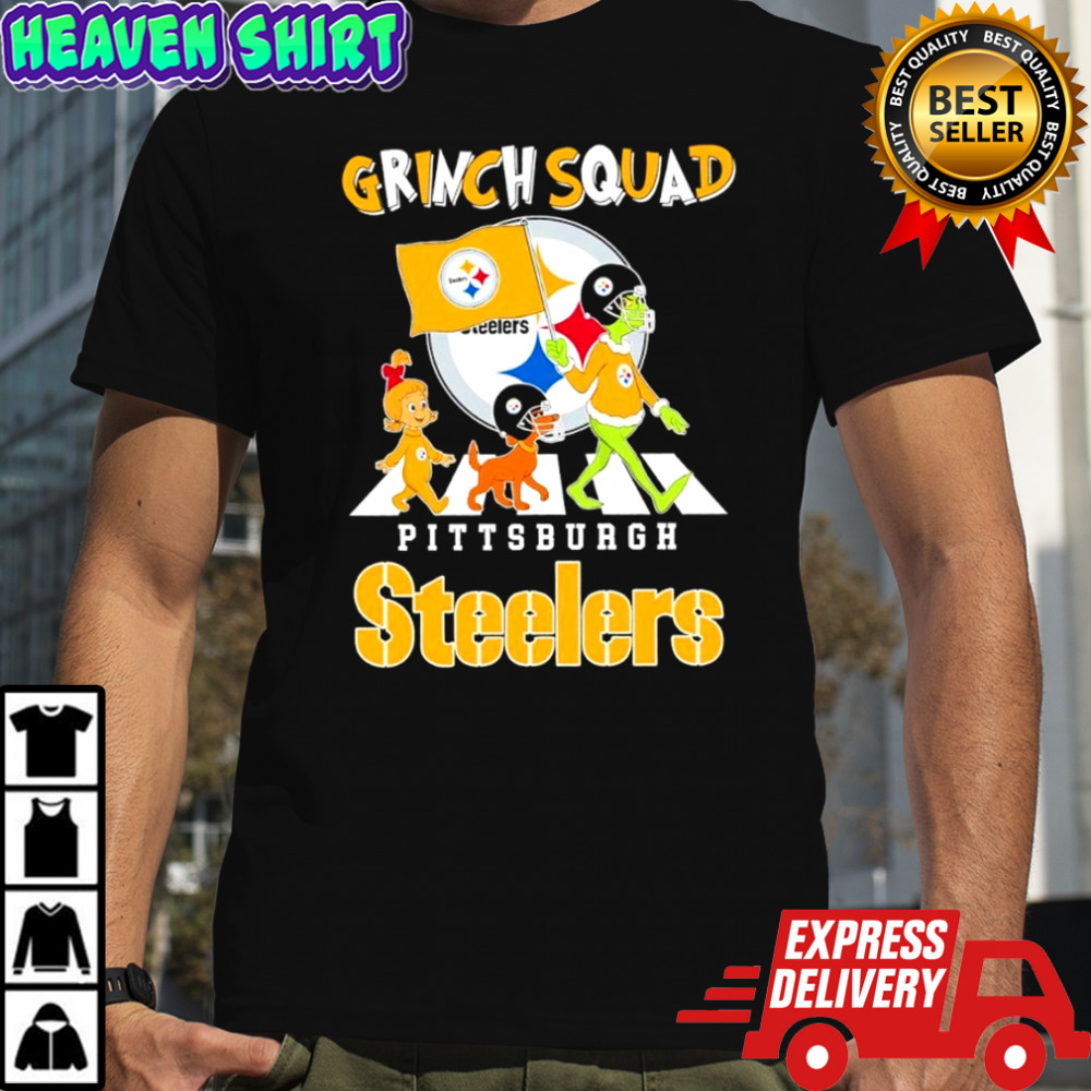 Grinch Cindy Lou And Max x Pittsburgh Steelers shirt