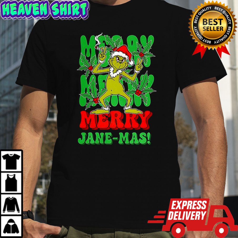 Grinch Merry Jane-mas Christmas shirt